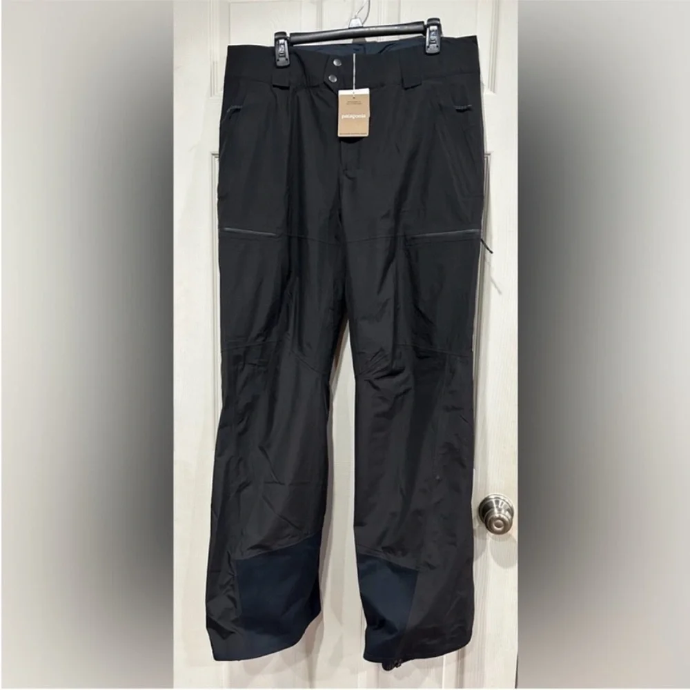 Patagonia Men's XXL Powder Town Ski Pants Regular Black NWT Snowboard